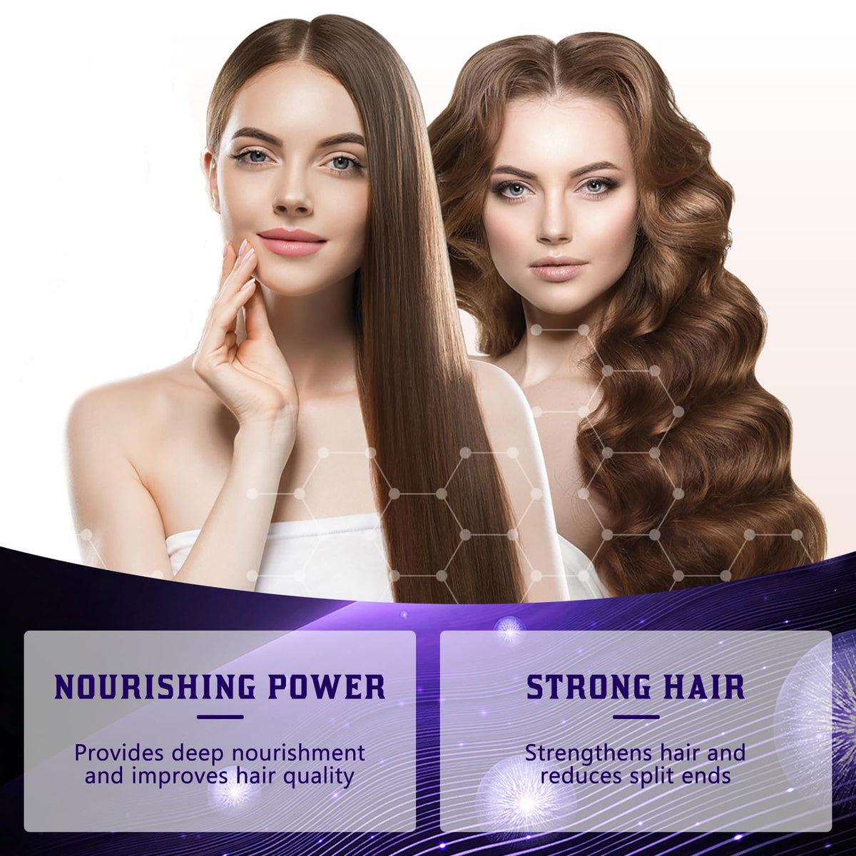 No Bald Hair Growth Oil Blend, Deep Conditioning Hair Mask, Suitable for All Hair Types