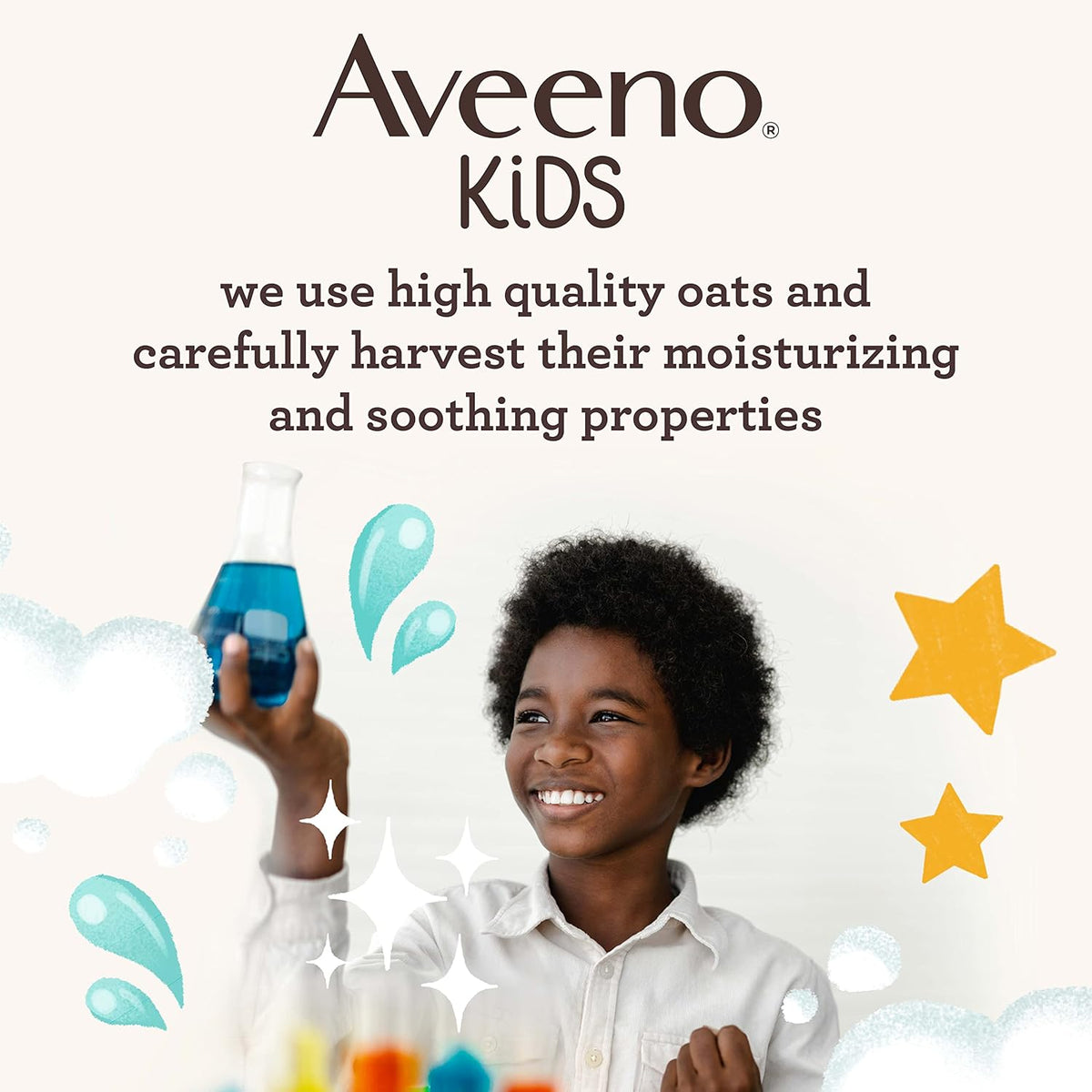 Aveeno Kids Curly Hair Conditioner, 12 Fl. Oz | Hydrating Conditioner, Oat Extract & Shea Butter, Gentle Scent, Detangles & Moisturizes Curls