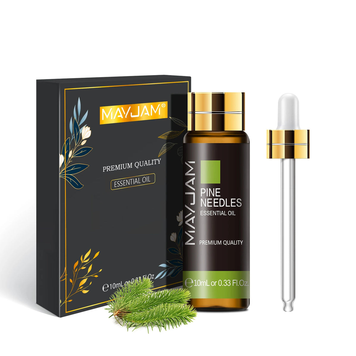 with Dropper 10Ml Essential Oil for Humidifier Diffusers Lavender Eucalyptus Vanilla Sandalwood Camphor Aromatic Oil Gift