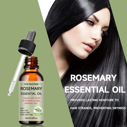 Rosemary Serum Conditioner for Hair Repair Mask Nourish Scalp Treatment Rosemary Essential Oil for Hair Care Shampoo
