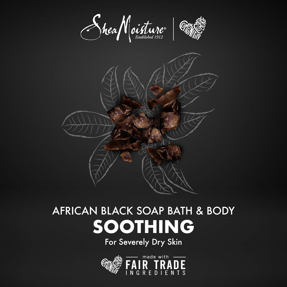 Sheamoisture Soothing Body Lotion for Troubled Skin African Black Soap Lotion with Shea Butter 13 Oz