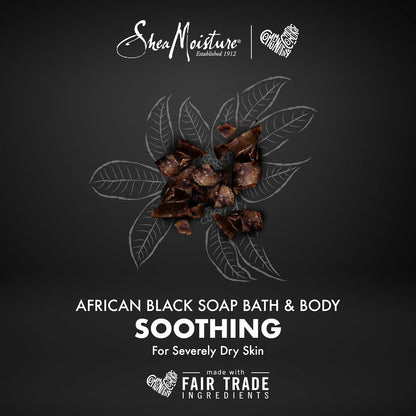 Sheamoisture Soothing Body Lotion for Troubled Skin African Black Soap Lotion with Shea Butter 13 Oz