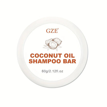Coconut Oil Shampoo Bar, Moisturizing Bar Shampoo for Dry Hair