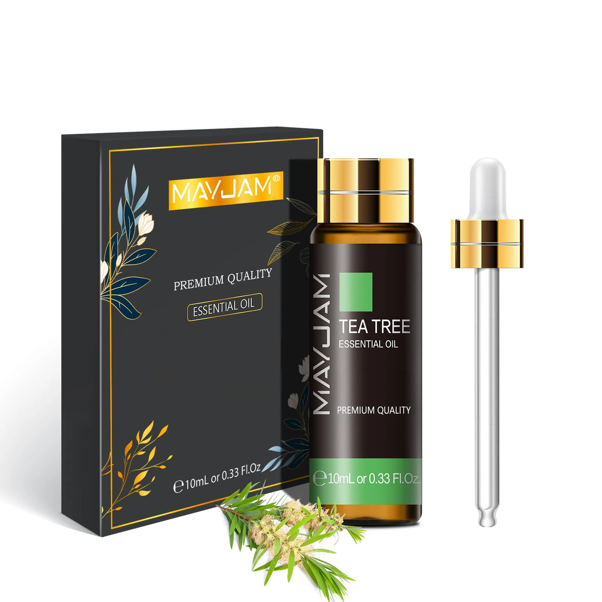 with Dropper 10Ml Essential Oil for Humidifier Diffusers Lavender Eucalyptus Vanilla Sandalwood Camphor Aromatic Oil Gift