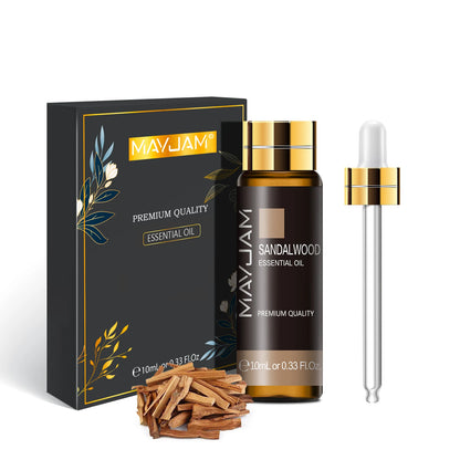 with Dropper 10Ml Essential Oil for Humidifier Diffusers Lavender Eucalyptus Vanilla Sandalwood Camphor Aromatic Oil Gift