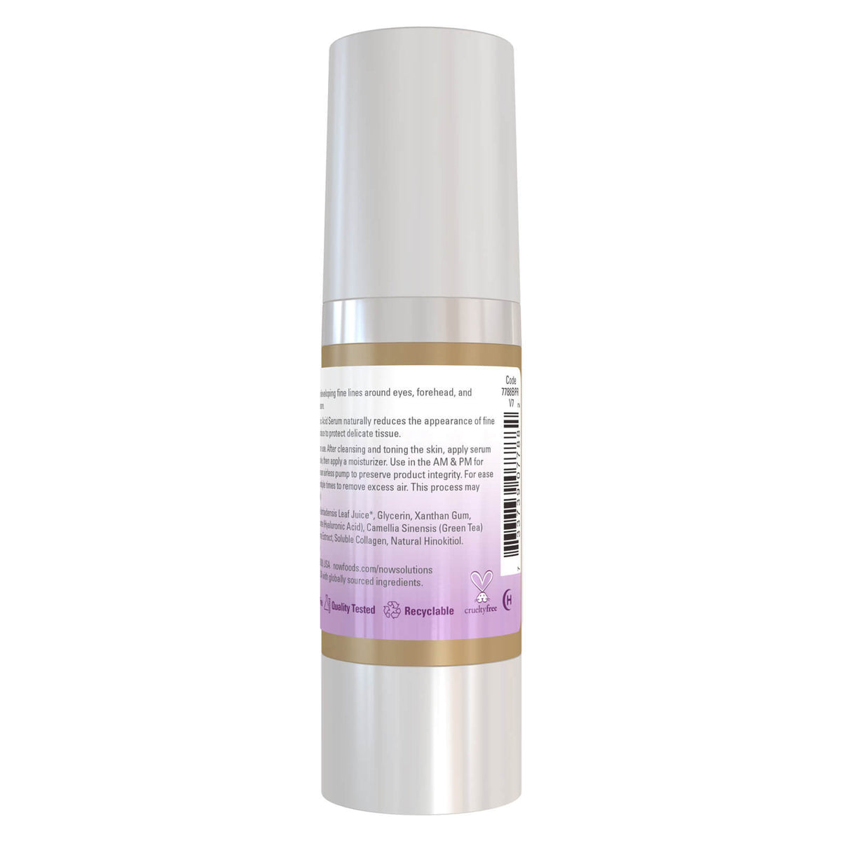 NOW FOODS Hyaluronic Firming Serum 1 Fl Oz