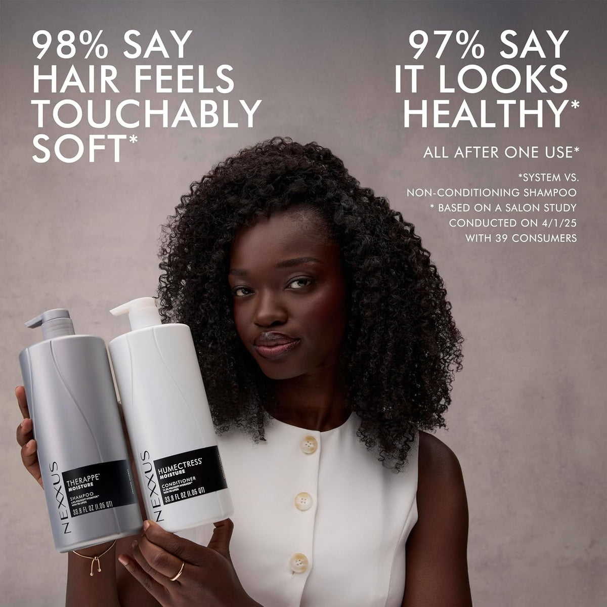 Nexxus Humectress Conditioner for Ultimate Moisture 33.8 Oz | Hydrating for Dry Hair, 72H Moisture System, Controls Frizz, Moisturizing for Softness & Shine