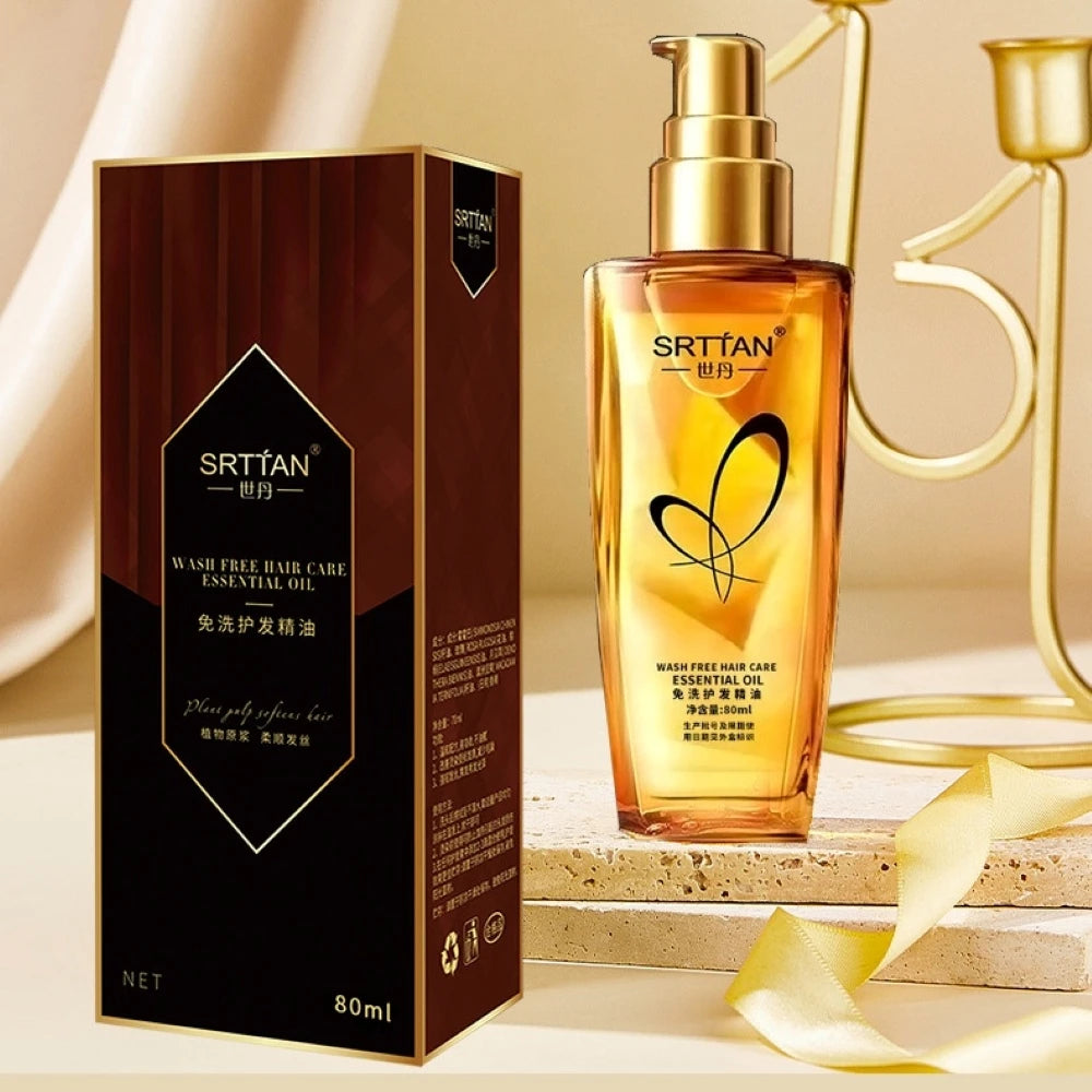 Moroccan Argan Oil Hair Serum Lightweight Hair Oil Mist for Split Ends, Frizzy Hair and Flyaways, Hair Oil Repair- Gloss Shine