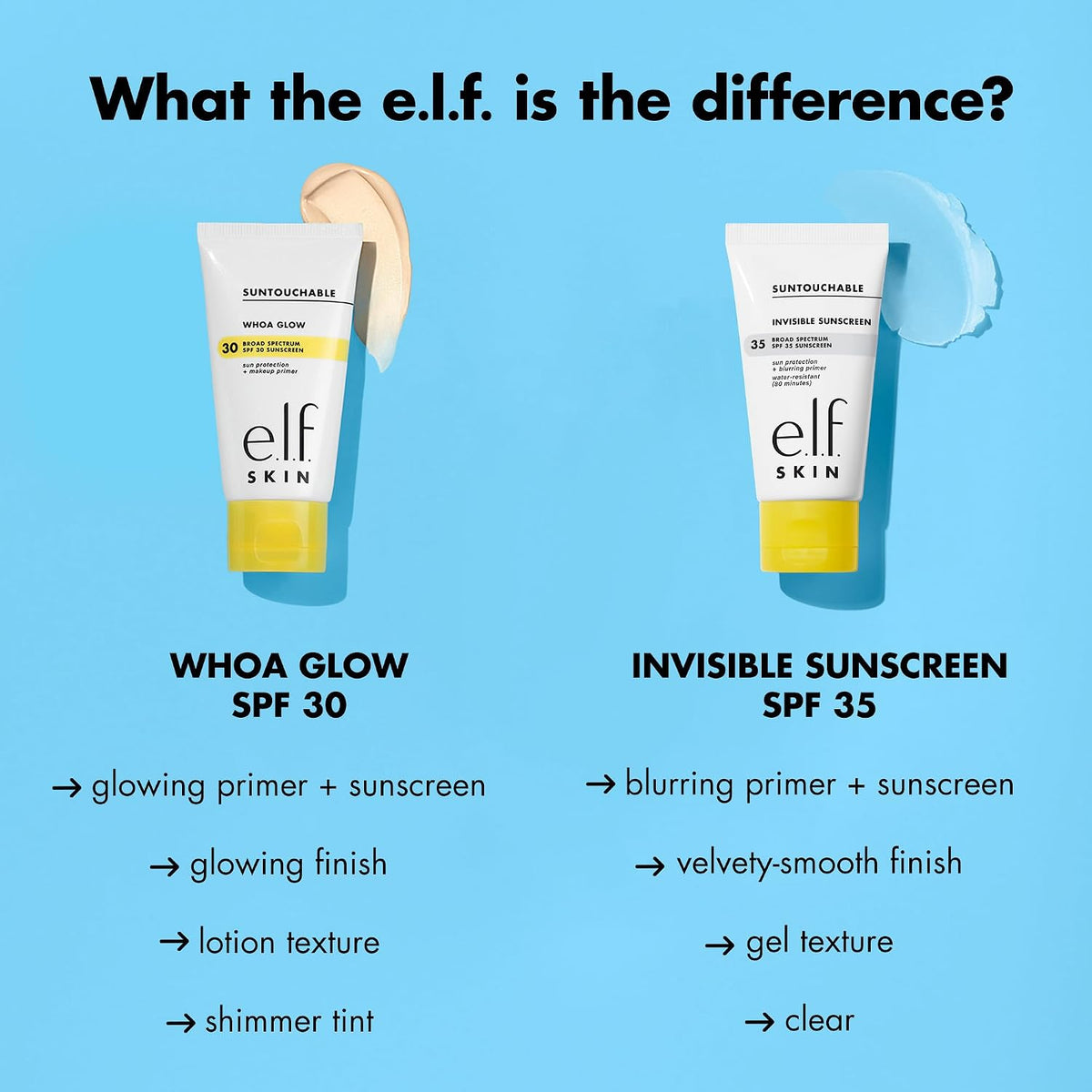 SKIN Suntouchable Invisible SPF 35 Sunscreen Mini, Lightweight Gel for under Makeup, Daily Face Sunscreen for Women, Vegan & Cruelty-Free