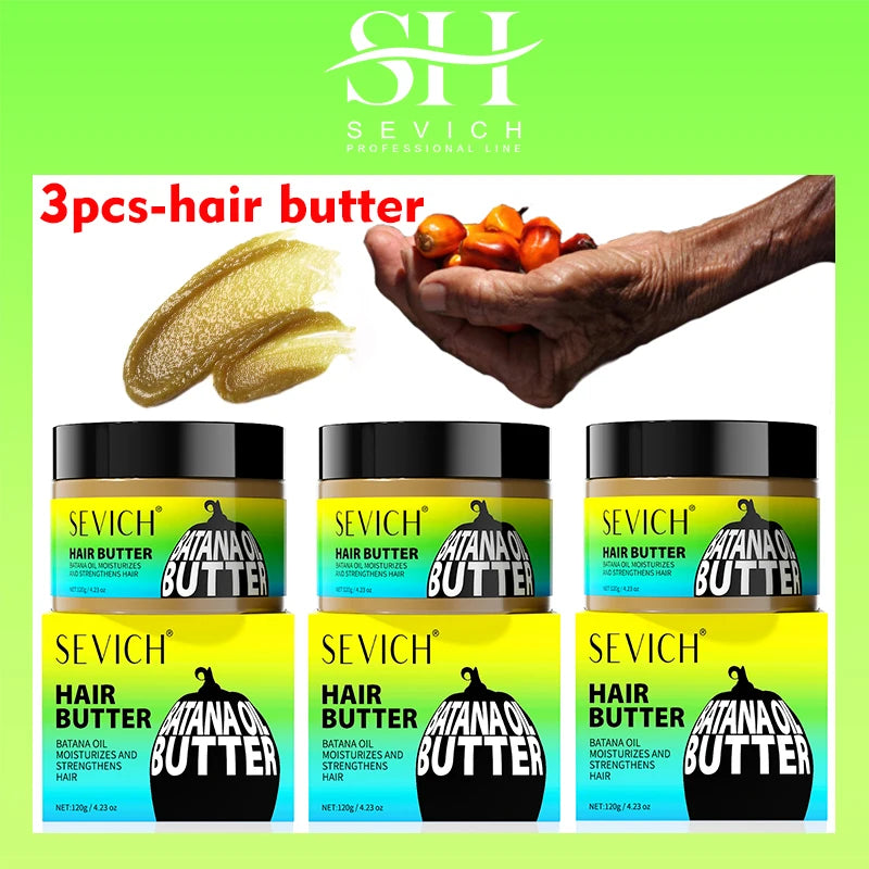 4.23Oz Batana Oil Butter 120G Pure Batana Oil for Hair Growth Treating Hair Loss Anti-Breakage Hair Mask for Men & Women