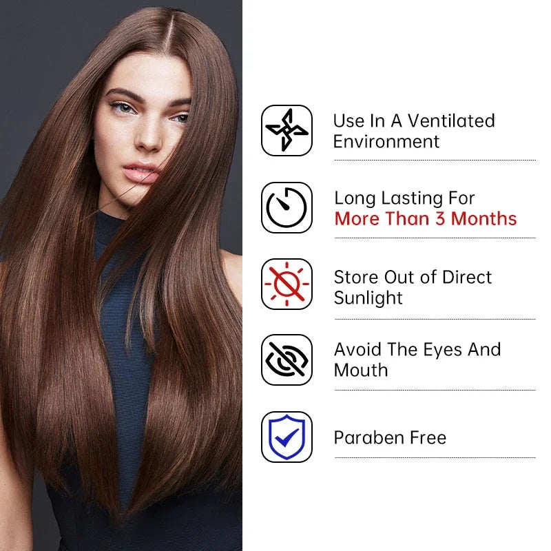 Hair Purifying Shampoo Conditioner Keratin Straightening Treatment Cleaning Soft Smooth Hair Scalp Hair Care Salon Products