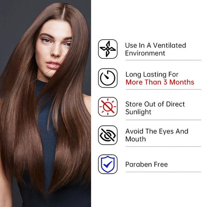 Hair Purifying Shampoo Conditioner Keratin Straightening Treatment Cleaning Soft Smooth Hair Scalp Hair Care Salon Products