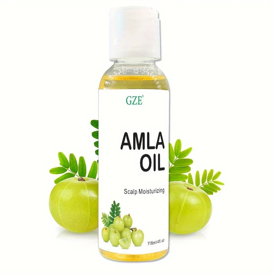 Amla Hair Oil for Healthy Hair Shine and Moisturized Scalp, Indian Hair Oil for Men and Women, Bio Oil for Hair