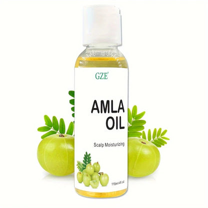 Amla Hair Oil for Healthy Hair Shine and Moisturized Scalp, Indian Hair Oil for Men and Women, Bio Oil for Hair