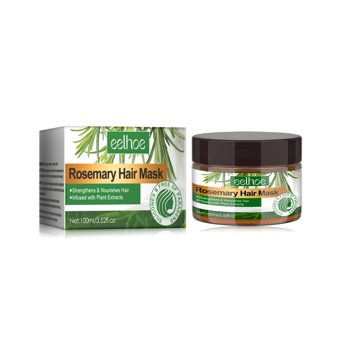Rosemary Hair Mask anti Hair Loss Prevent Baldness Thicker Repair Damage Scalp Treatment Shiny Soften Nourish Hair Growth Cream