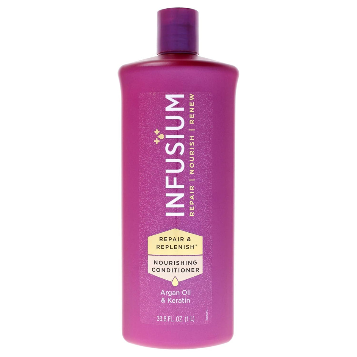 Repair and Replenish Nourishing Conditioner - Hair Conditioner with Keratin, Argan Oil, and Ceramides - Suitable for All Hair Types - 33.8 Oz