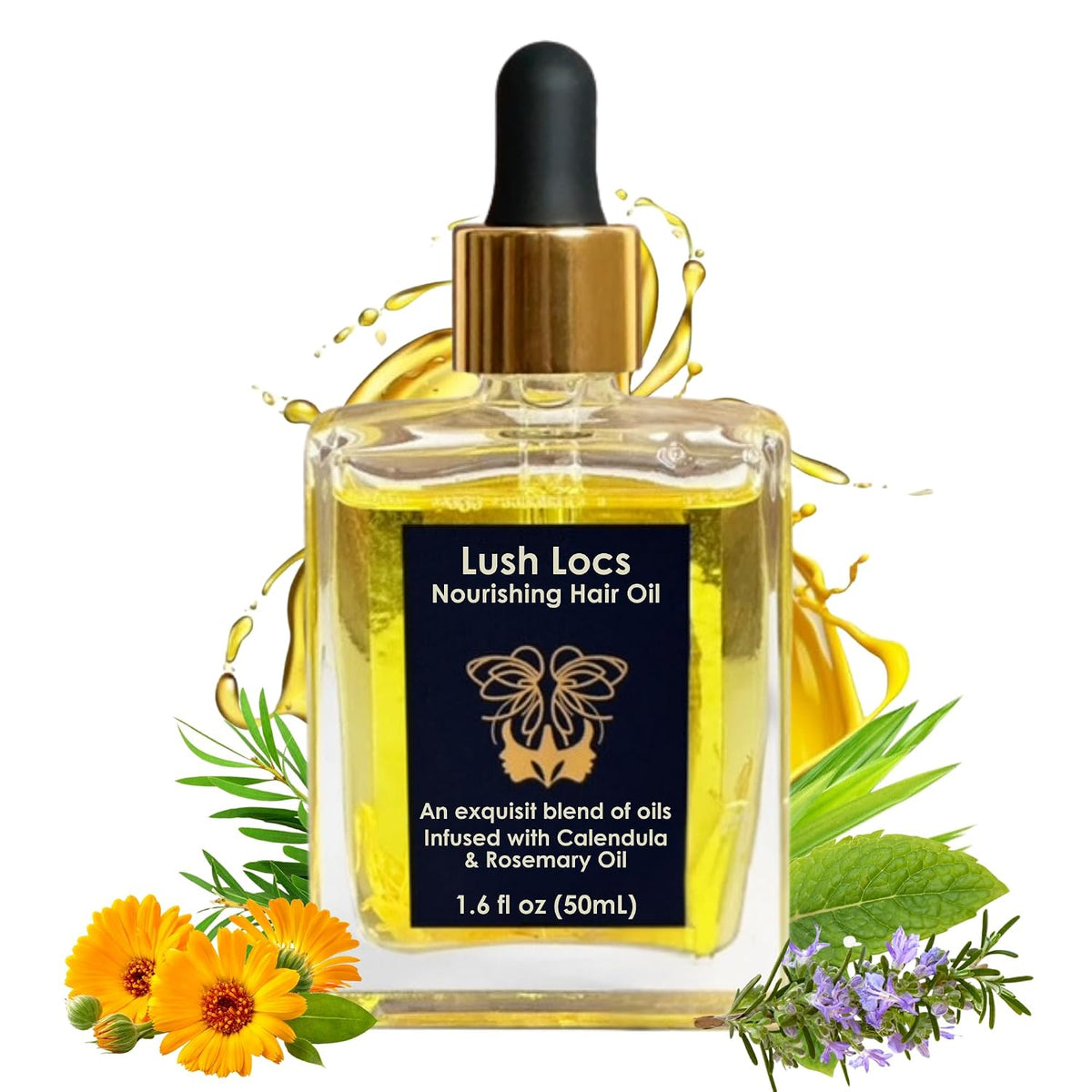 Rosemary Hair Oil for Locs, Dreadlocks & Sisterlocks, 1.6 Oz