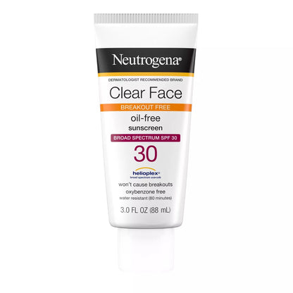 Neutrogena Clear Face Liquid Sunscreen Lotion - 3 Fl Oz