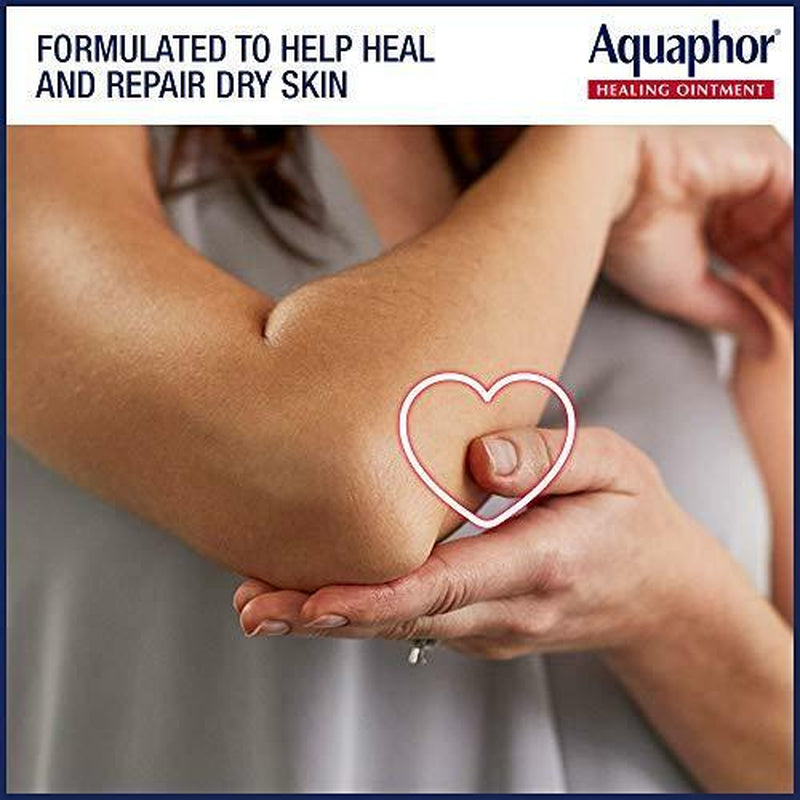 Aquaphor Healing Ointment - Dry Skin Moisturizer - Dry Hands, Heels, Elbows,