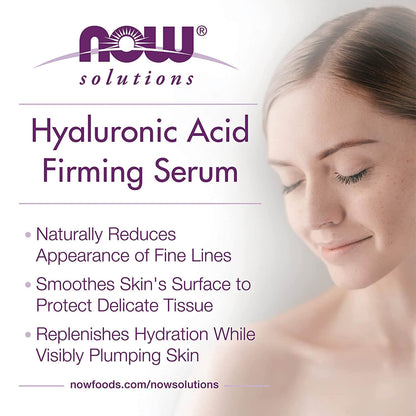 NOW FOODS Hyaluronic Firming Serum 1 Fl Oz
