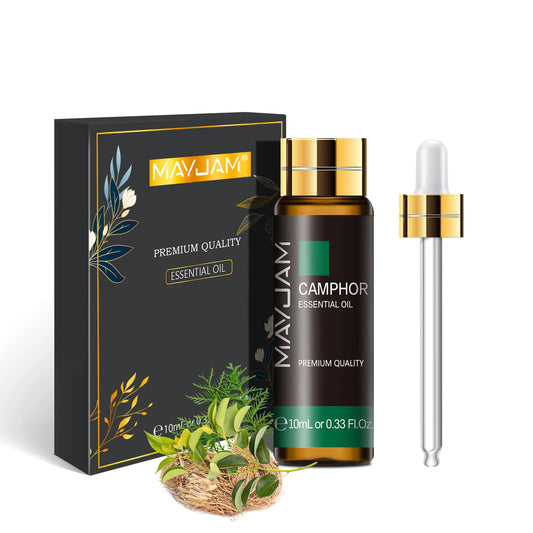 with Dropper 10Ml Essential Oil for Humidifier Diffusers Lavender Eucalyptus Vanilla Sandalwood Camphor Aromatic Oil Gift