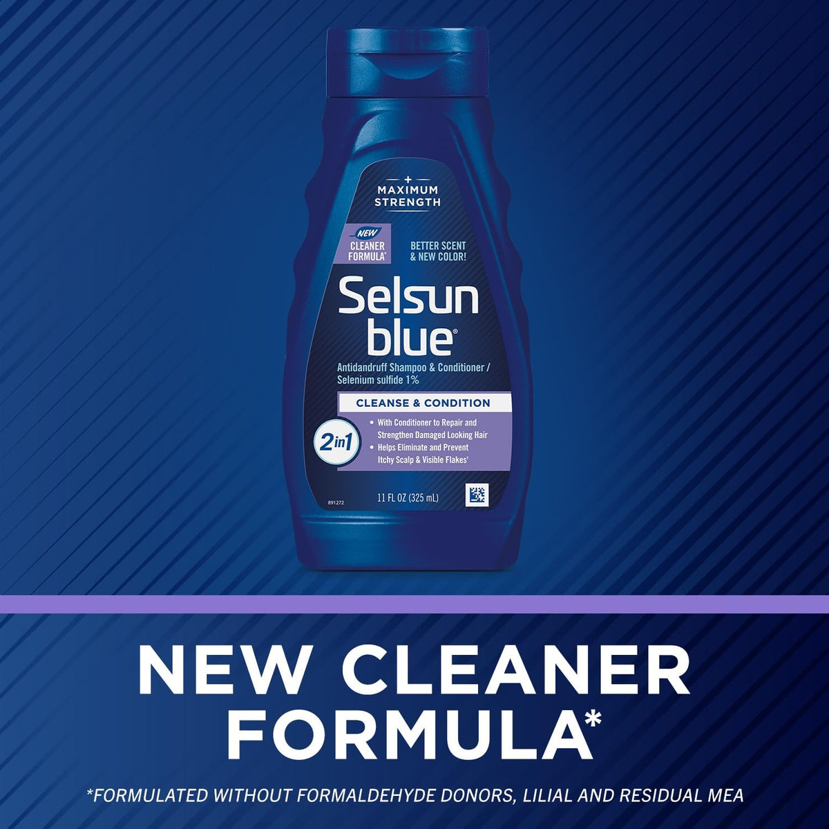 2-In-1 Antidandruff Shampoo & Conditioner, Maximum Strength 2-In-1 Treatment with Selenium Sulfide, 11 Fl. Oz.