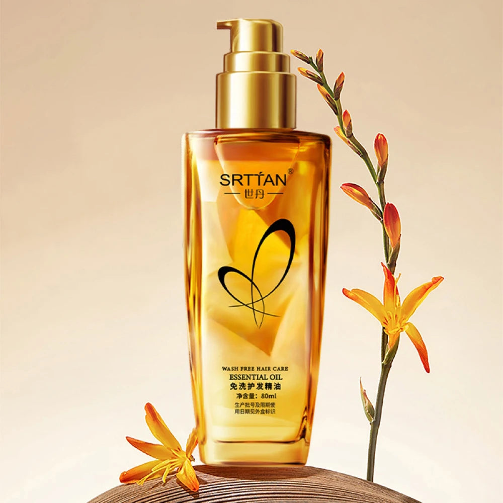 Moroccan Argan Oil Hair Serum Lightweight Hair Oil Mist for Split Ends, Frizzy Hair and Flyaways, Hair Oil Repair- Gloss Shine