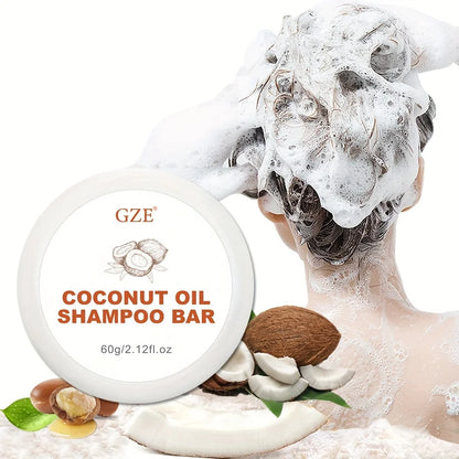 Coconut Oil Shampoo Bar, Moisturizing Bar Shampoo for Dry Hair