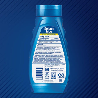 Itchy Dry Scalp Anti-Dandruff Shampoo, 11 Fl. Oz., Extra-Hydrating Formula, Pyrithione Zinc 1%