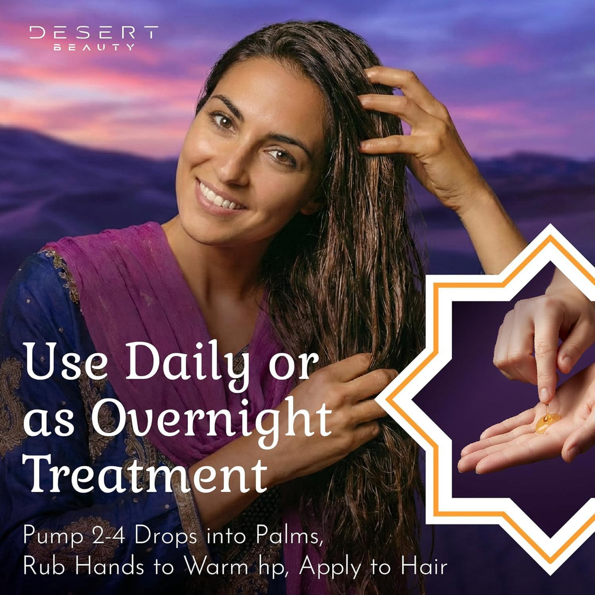 Argan Oil, 4 Oz, Hair Oil Treatment for Dry Damaged Hair, Leave-In Conditioner, Hydrating, Strengthens, Natural, Cruelty Free