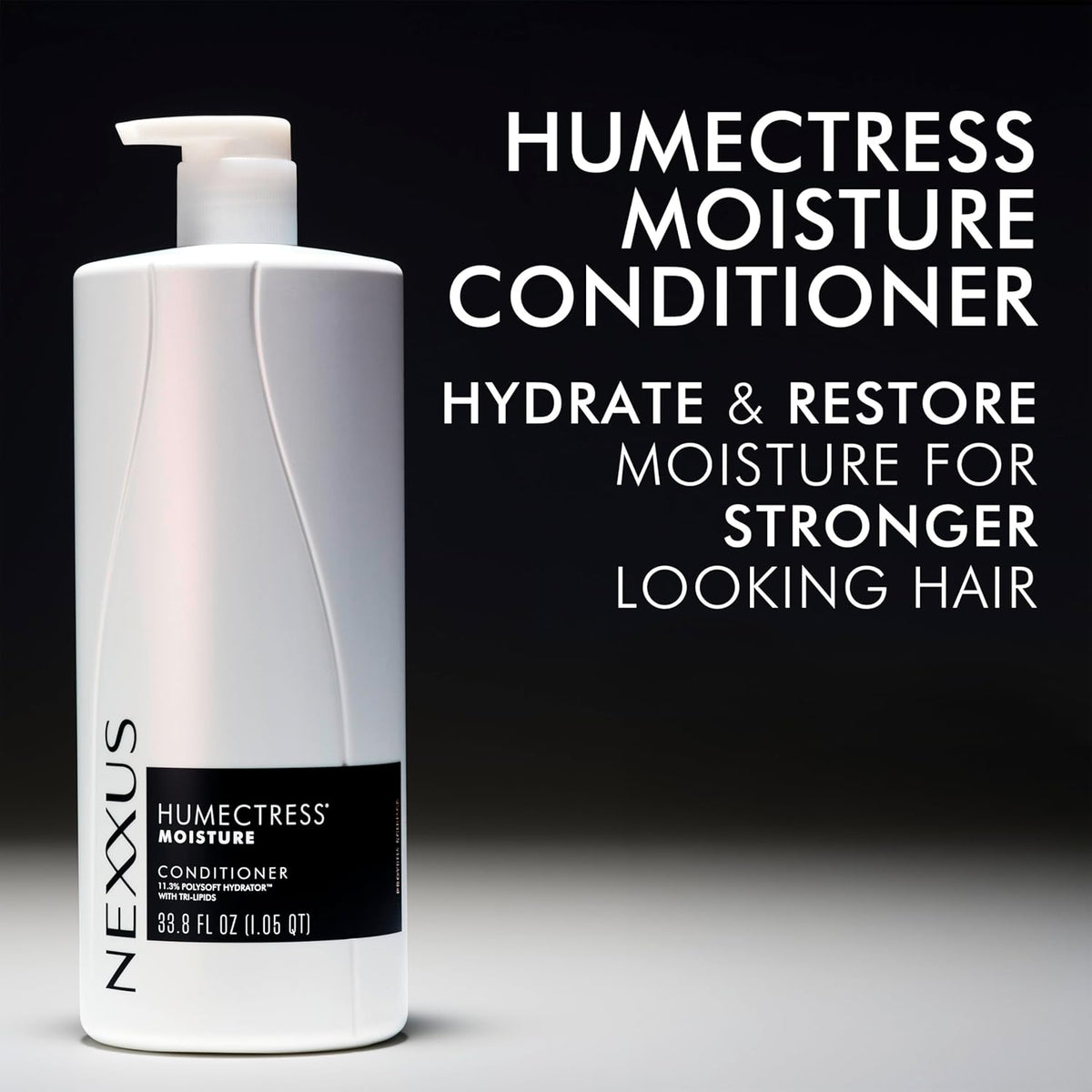 Nexxus Humectress Conditioner for Ultimate Moisture 33.8 Oz | Hydrating for Dry Hair, 72H Moisture System, Controls Frizz, Moisturizing for Softness & Shine