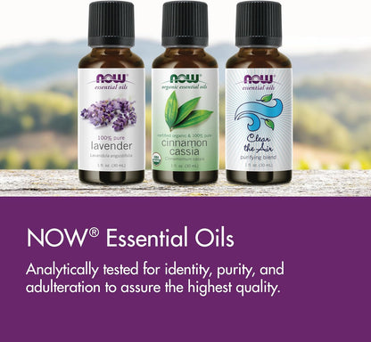 NOW Essential Oils, Vetiver Oil, Steam Distilled, Undiluted, 10 Ml
