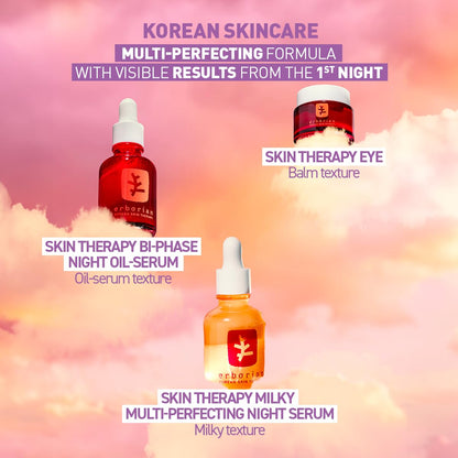 Erborian Multi-Perfecting Night Serum, Oil & Milky Formula, Korean Skincare