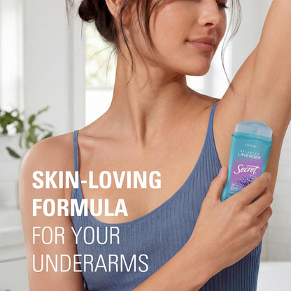 Fresh Antiperspirant Deodorant for Women, 72Hr Breathable Sweat & Odor Protection, Instant Freshness & Gentle, PH Balancing Minerals, Clear Gel, Relaxing Lavender Scent, 2.6 Oz