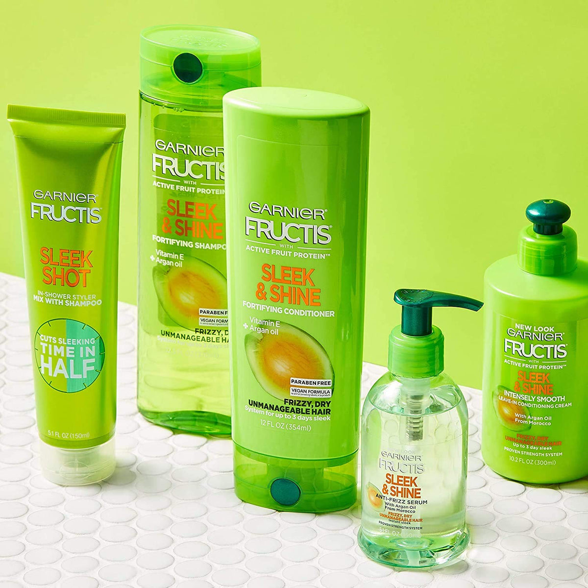 Garnier Hair Care Fructis Sleek Shot In-Shower Styler, 5.1 Fluid Ounce