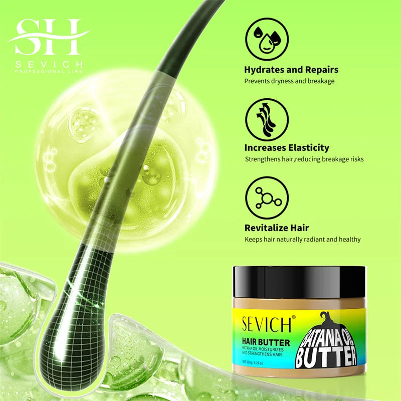 4.23Oz Batana Oil Butter 120G Pure Batana Oil for Hair Growth Treating Hair Loss Anti-Breakage Hair Mask for Men & Women