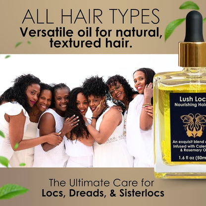 Rosemary Hair Oil for Locs, Dreadlocks & Sisterlocks, 1.6 Oz