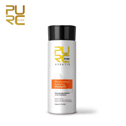 Hair Purifying Shampoo Conditioner Keratin Straightening Treatment Cleaning Soft Smooth Hair Scalp Hair Care Salon Products