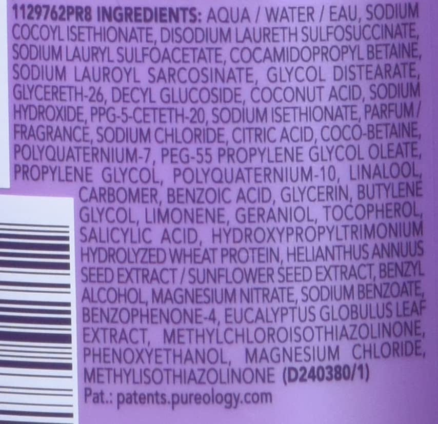 Pureology Hydrate Sheer Shampoo - Lightweight Hydrating Shampoo for Fine or Dry Color-Treated Hair, Silicone-Free & Vegan