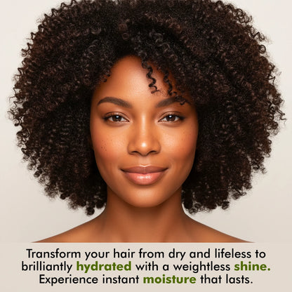 Argan & Jasmine Weightless Hair Oil, 3.4 Fl Oz | with Argan Oil & Jasmine Oil | Lightweight Non-Greasy Formula | Frizz Control, Smooth Shine & Soft Hair | for Dry, Frizzy & Fine Hair