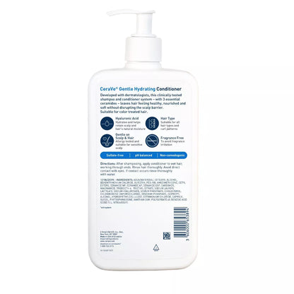 Cerave Gentle Scalp Care Conditioner - 19 Fl Oz: Daily Use, Moisturizing, Hypoallergenic, All Hair Types