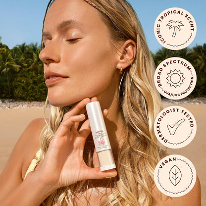 Mineral Powder Sunscreen Brush SPF 30, 0.15 Oz | Mineral Sunscreen for Face, Translucent Matte Finish, Travel Size, Use under or over Makeup, Non-Comedogenic