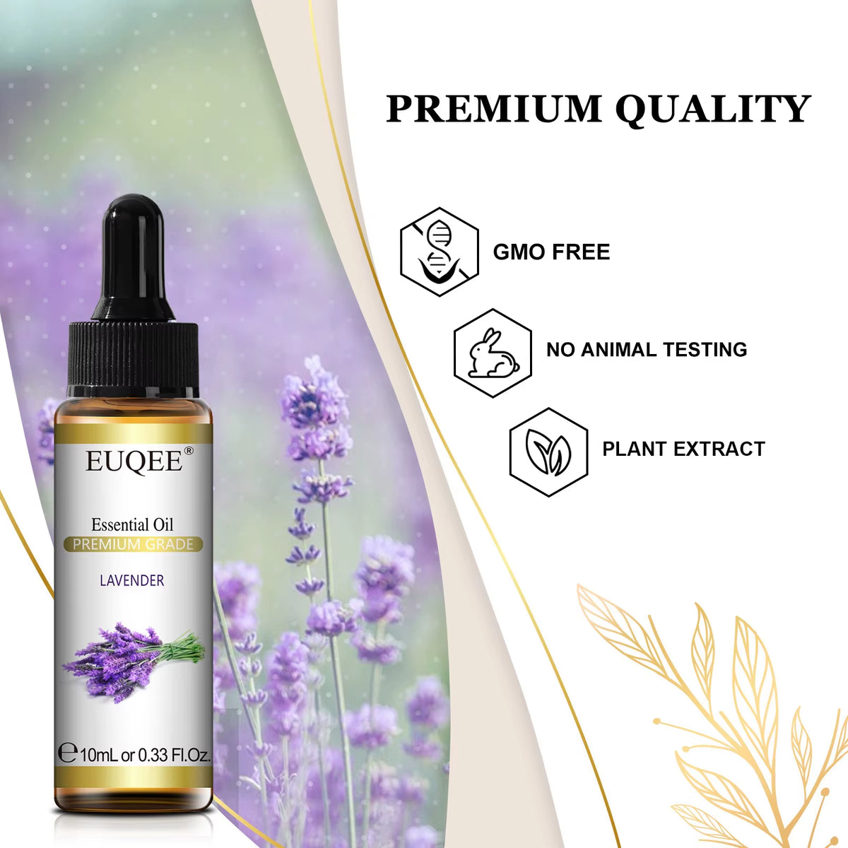 10Ml Pure Natural Essential Oil Lavender Jasmine Eucalyptus Vanilla Sandalwood Sweet Orange Lemon Oregano Neroli Fragrance