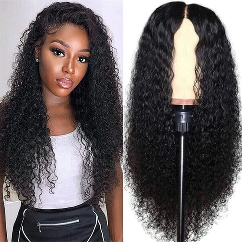 AA Hair Front Wig Womens Brazilian Human Long Curly Lace Wavy Hair Wigs US 2024