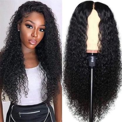AA Hair Front Wig Womens Brazilian Human Long Curly Lace Wavy Hair Wigs US 2024