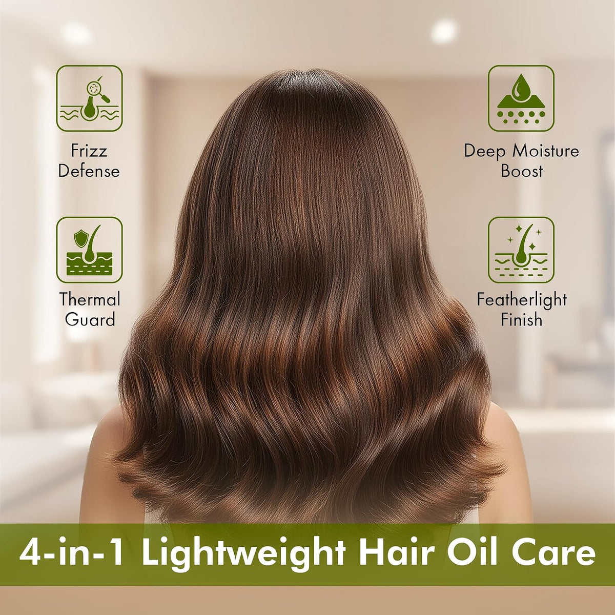 Coconut Vanilla & Batana Weightless Hair Oil - 3.4 Fl Oz | with Vanilla, Batana & Coconut Oil | Lightweight Non-Greasy Formula | Smooth, Silky Hair & Shine | for Thin, Fine & Dry Hair