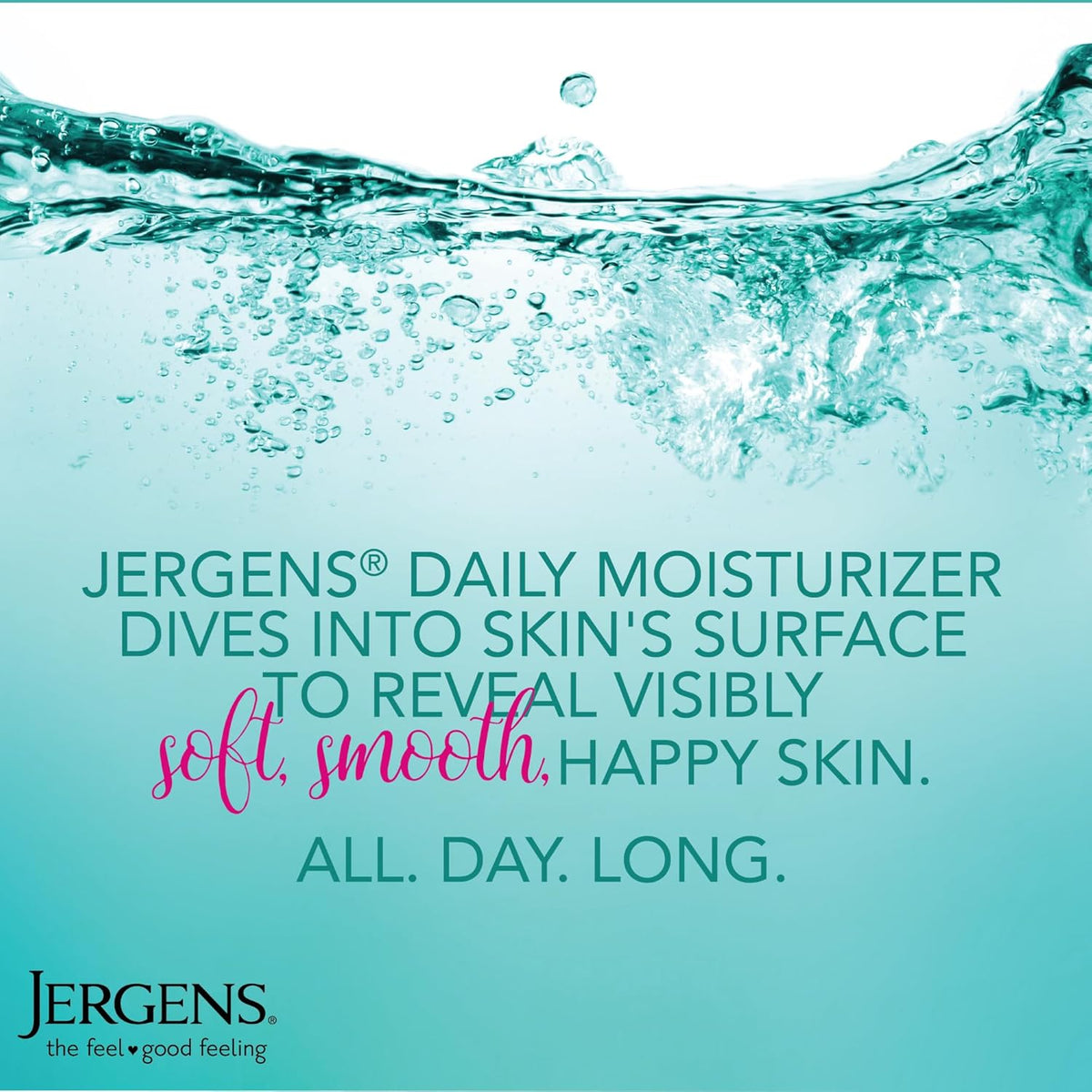 Daily Moisture Dry Skin Moisturizer, Hand and Body Lotion, with HYDRALUCENCE Blend, Silk Proteins, and Citrus Extract, 21 Fl Oz (Pack of 4)