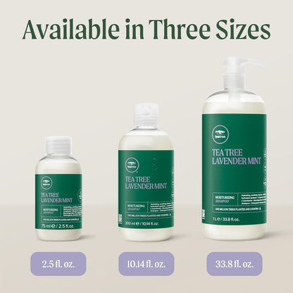 Tea Tree Lavender Mint Moisturizing Shampoo, Hydrates + Soothes, for Coarse + Dry Hair