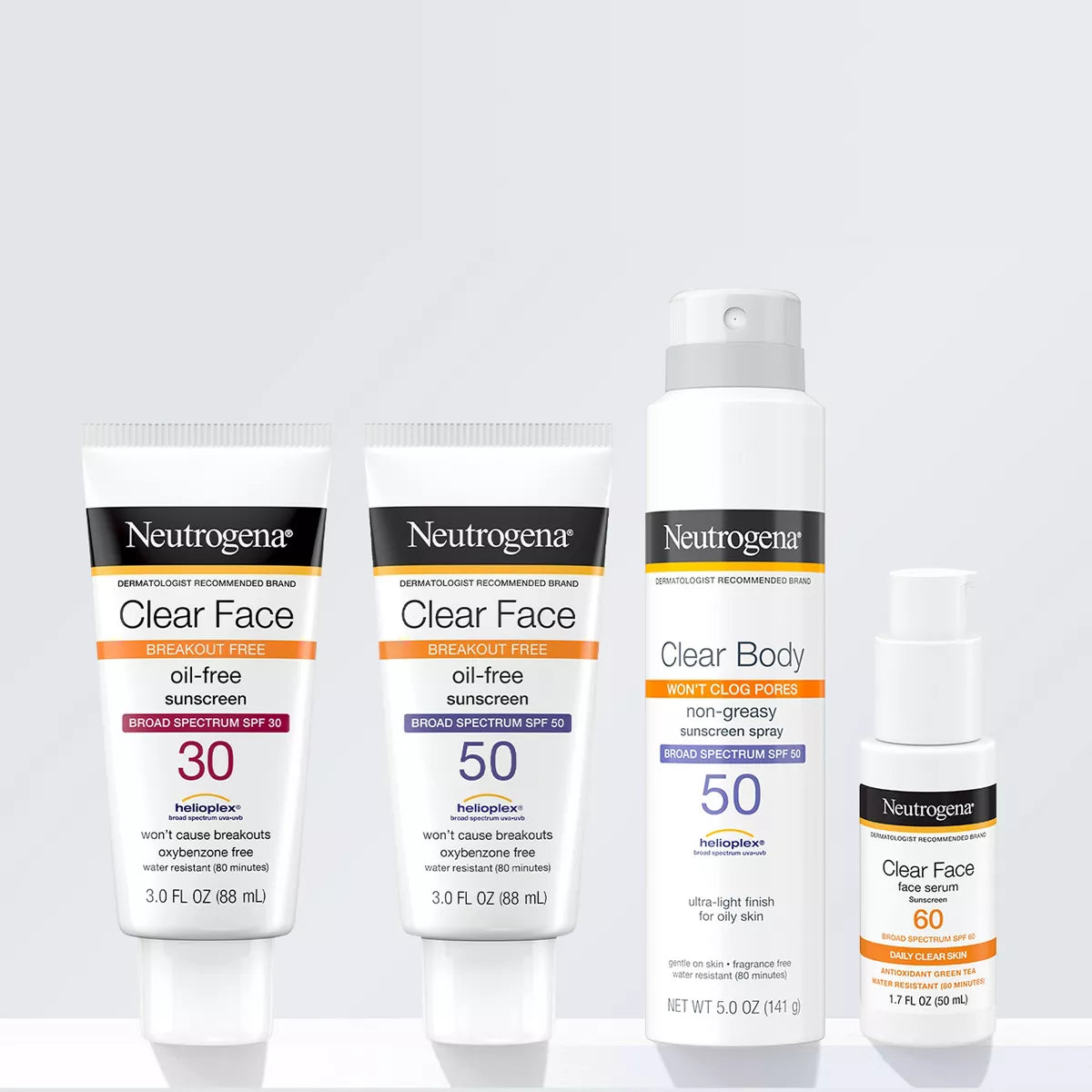 Neutrogena Clear Face Liquid Sunscreen Lotion - 3 Fl Oz