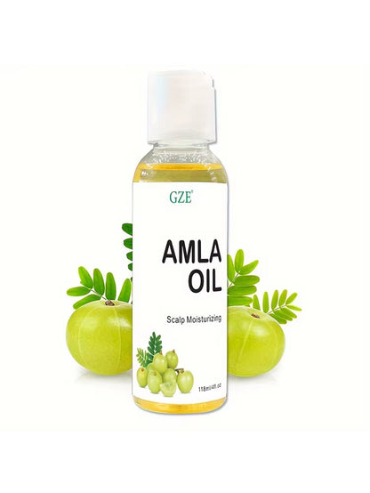 Amla Hair Oil for Healthy Hair Shine and Moisturized Scalp, Indian Hair Oil for Men and Women, Bio Oil for Hair